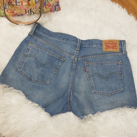 Levi's Pants - Levi's 501 High rise Cutoff Denim Shorts